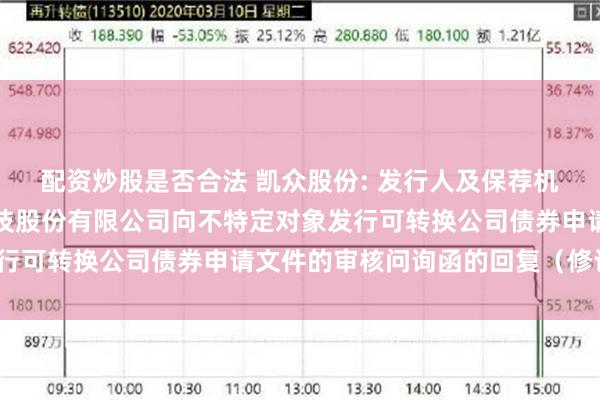 配资炒股是否合法 凯众股份: 发行人及保荐机构关于上海凯众材料科技股份有限公司向不特定对象发行可转换公司债券申请文件的审核问询函的回复（修订版）